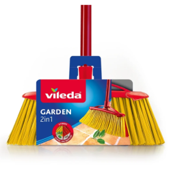 VILEDA Garden szczotka głowica z kijem do użytku zewnętrznego