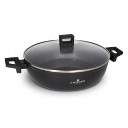 ZWIEGER GARNEK FORTE PŁASKI Z POKRYWKĄ 28cm
