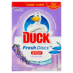 Duck, Żelowy krążek toaletowy, Lavender 2 x 36 ml