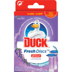 Duck, Żelowy krążek toaletowy, Lavender 2 x 36 ml