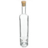 Butelka Marina z korkiem, biała 0,5 L