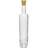 Butelka Marina z korkiem, biała 0,5 L