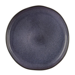 Talerz płytki obiadowy nieregularny Altom Design Reactive Fiolet 25 cm