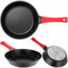 Patelnia tradycyjna Zwieger Obsidian 20 cm Nieprzywierająca Aluminiowa