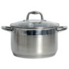 GARNEK GRUBE DNO Z POKRYWĄ 9,8L 28 CM STALOWY VELIO