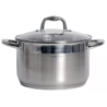 GARNEK GRUBE DNO POKRYWA 6,5L 24 CM STALOWY INDUKCJA GAZ