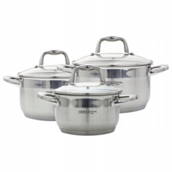 GARNEK GRUBE DNO POKRYWA 6,5L 24 CM STALOWY INDUKCJA GAZ