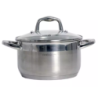 GARNEK GRUBE DNO POKRYWKA 2,5L 18 CM STALOWY INDUKCJA GAZ