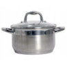 GARNEK GRUBE DNO POKRYWKA 2,5L 18 CM STALOWY INDUKCJA GAZ