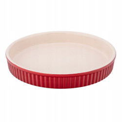 RED CHILLI NACZYNIE CERAMICZNE DO TARTY 24X3.5 CM 800 ML W OPASCE