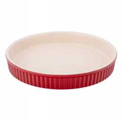RED CHILLI NACZYNIE CERAMICZNE DO TARTY 24X3.5 CM 800 ML W OPASCE