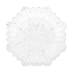 TALERZ ŚNIEŻYNKA ŚR. 18 CM