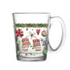 Kubek do kawy i herbaty szklany świąteczny Altom Design Leon Zimowy czas 300 ml
