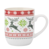 Kubek świąteczny porcelanowy Altom Design Winter Time Renifer 420 ml
