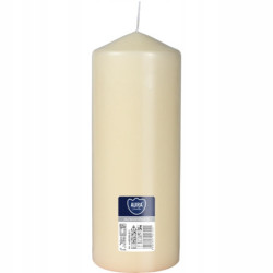 Świeca walec BISPOL 90H 20CM SW80/200 KREMOWA