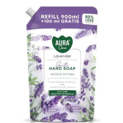 Mydło do rąk w płynie Aura 1000 ml Lawenda