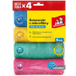 ŚCIERKI Z MIKROFIBRY ŚCIERECZKI JAN NIEZBĘDNY 4SZT