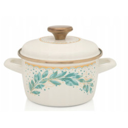Garnek emaliowany Green Line 16 cm 1,9 l METALAC