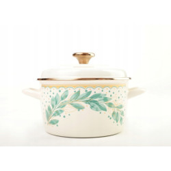Garnek emaliowany Green Line 16 cm 1,9 l METALAC