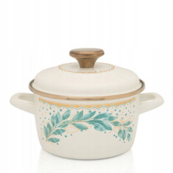 Garnek emaliowany Green Line 16 cm 1,9 l METALAC