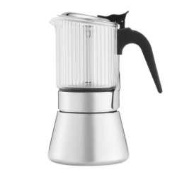 Ambition Evie Kafetiera Premium 240 ml Stal Szkło Na indukcję