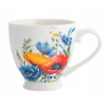 Duża filiżanka do kawy porcelanowa kubek Altom Design Bukiet Maków 410 ml