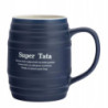 Kubek SUPER TATA do kawy beczułka porcelanowy Altom Design Dzień Ojca 700ml