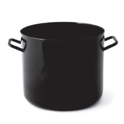 Garnek ciężki wysoki 34 cm 25 l METALAC gastrronomiczny z pokrywką