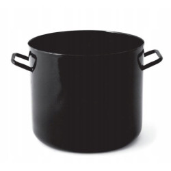 Garnek ciężki wysoki 34 cm 25 l METALAC gastrronomiczny z pokrywką