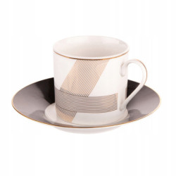 Filiżanka do kawy ze spodkiem Altom Design Modern Art porcelana 200 ml
