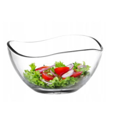 Szklana salaterka miska na sałatkę przekąski falowana Altom Design 21 cm