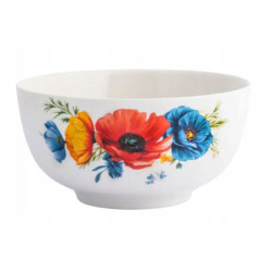 Miska porcelanowa do sałatek zup salaterka Altom Design Bukiet Maków 14 cm
