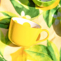 Filiżanka do kawy herbaty duży kubek Altom Design Tropicana Cytryna 470 ml