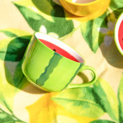 Filiżanka do kawy herbaty duży kubek Altom Design Tropicana Arbuz 470 ml