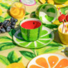 Filiżanka do kawy herbaty duży kubek Altom Design Tropicana Arbuz 470 ml