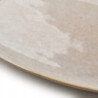 Półmisek owalny 40 × 24 cm ceramiczny beżowy Mondex BASIC NATURE