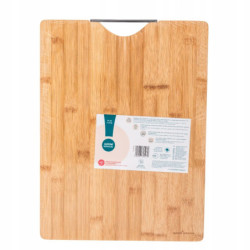 DESKA BAMBUSOWA Z UCHWYTEM 40X30X1.8 CM