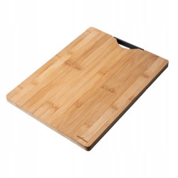 DESKA BAMBUSOWA Z UCHWYTEM 40X30X1.8 CM