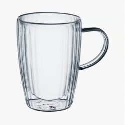 Komplet 2 szklanek termicznych z uchem Curly 350 ml AMBITION