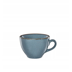 AMBITION CRAFT FILIŻANKA PORCELANOWA 220 ML ZE SPODKIEM 14,5 CM NIEBIESKA