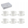 Komplet Filiżanek Florina Classic porcelana 240 ml zestaw 6 szt.