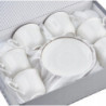Komplet Filiżanek Florina Classic porcelana 240 ml zestaw 6 szt.