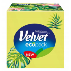 Chusteczki higieniczne bezzapachowe Velvet Cube Style 3 warstwy 56 szt.