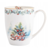 Porcelanowy kubek świąteczny do kawy herbaty Altom Design Magia Świąt 350ml
