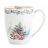 Porcelanowy kubek świąteczny do kawy herbaty Altom Design Magia Świąt 350ml