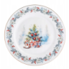 Talerzyk porcelanowy talerz deserowy ciasto Altom Design Magia Świąt 20 cm