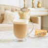 Szklanka z uchem do kawy latte kubek szklany Altom Design Selena 500 ml