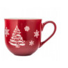 Kubek kawy herbaty świąteczny porcelanowy Altom Design Zimowa Choinka 470ml