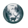 Talerz deserowy porcelanowy zimowy Świateczna Secret Forest 20cm