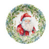Talerz papierowy okrągły "Santa Claus" śr. 18 cm, 8 szt.